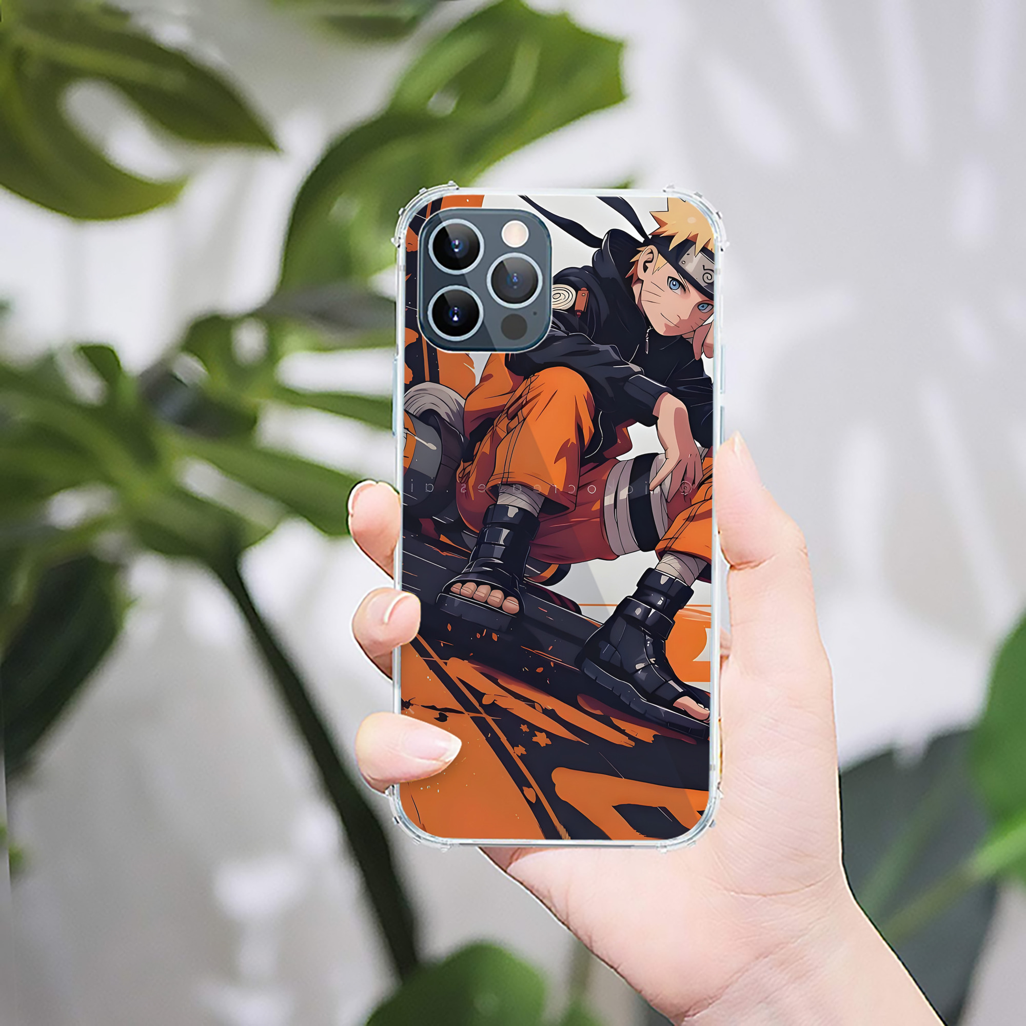 （画像用） NARUTO -ナルト- NARUTO -ナルト- 疾風伝 【iPhone 12シリーズ対応】透明スマホケース（クリアソフトケース）
